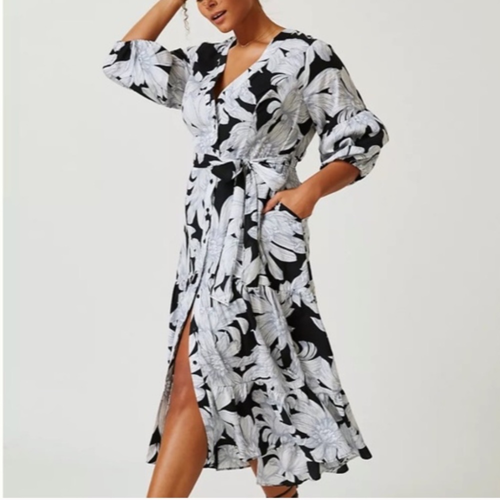 Maeve Floral Midi Dress